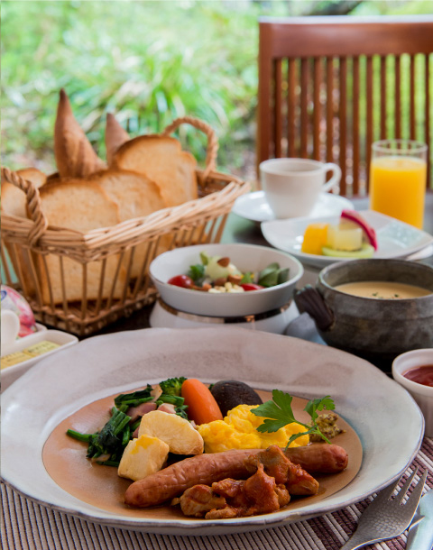 朝食：洋食の一例