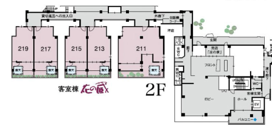 花の蔵：間取り図